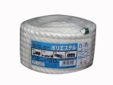 ユタカメイク ポリエステルロープ 万能パック KS1220 12mm×20M