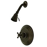 Kingston Brass KB2635BXSO Metropolitan Tub and Shower Faucet, 7-1/2-Inch, Oil Rubbed Bronze [並行輸入品]