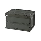 フォールディングコンテナー 折りたたみコンテナボックス 【50L】 スタッキング可 〔車載 ベッド下収納 クローゼット〕