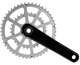 OnebyESU(ワンバイエス) ジェイ・クランクセット (51/35) 160 BK/SL ブラック/シルバー (51/35)160