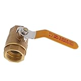 Perfk 交換用　ブレーキ　水門　ボールバルブ　ホース　パイプ　配管　真ちゅう製　全４タイプ　　　 - 1インチ