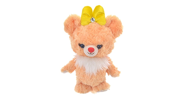 Amazon ディズニーストア 公式 ユニベアシティ ぬいぐるみ アプリコット おしゃべりトコトコ ぬいぐるみ おもちゃ