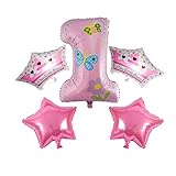 NUOLUX A New Little Princess Baby 1st誕生日バルーンベビーシャワーパーティー(ピンク) 0 ピンク HD135330FTU6E5517