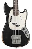 Fender エレキベース JMJ Road Worn® Mustang® Bass, Black