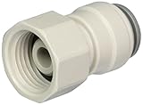 John Guest PI451614CS Female Connector, 1/2 OD x 1/2 BSPP (Pack of 10) by John Guest