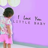 Pop Decors WL-0163-Va Inspirational Quote Wall Decal, I Love You [並行輸入品]
