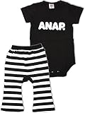 (アナップキッズ) ANAP KIDS ﾛﾝﾊﾟｰｽ＆ﾓﾝｷｰﾊﾟﾝﾂ　セットアップ 70cm ブラック