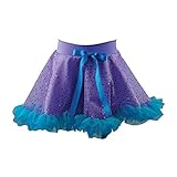 Reflectionzベビー女の子パープルアクアキラキラリボンフリル付きマーメイドスカート12 – 18 M カラー: パープル