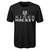 NHL Kingsパフォーマンス半袖Tee M ブラック