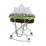 ベビーベッドヨーロッパのリネンファブリックスリーピングバスケットポータブルクレードル折り畳みベビーコンフォートベッド