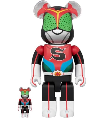 BE@RBRICK 仮面ライダー、第2号100％ & 400％ Amazon.co.jp: BE@RBRICK 仮面ライダー第2+1号 100％ & 400