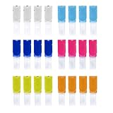 Solxion 移動ポケット バンドクリップ 24個入り 名札ケース ワークバッジクリップ ポケット 名札用ク 事務用品 ID カード