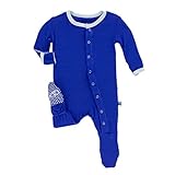 Kickee Pants SLEEPWEAR ベビー・ボーイズ カラー: ブルー