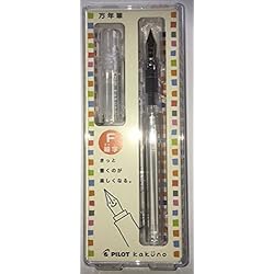 ＰＩＬＯＴ　万年筆　カクノ　透明軸　Ｆ（細字）