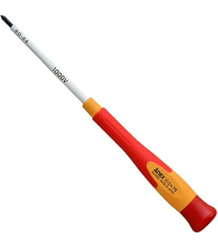 Amazon.co.jp: ANEX No.1540 Screwdriver, Thin Shank Super Fit +0 x