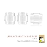 (3個セット) Topuro ガラス管 Cleito Tank ガラス管 5ML 透明な色