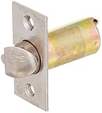 Mintcraft / ProSource kc60b-l72 V24円柱Squareコーナーデッドボルトラッチ、ステンレススチール、サテン