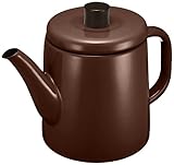 野田琺瑯 ポトル 1.5L 茶 日本製 PTR-1.5KB