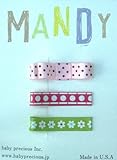 MANDY ベビー ヘアアクセサリ ノンスリップクリップ F Set