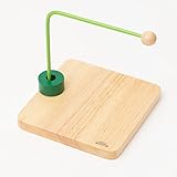 【Natural MONTESSORI】 モンテッソーリ教具 -- 直角リング通し -- montessori 教育 ナチュラルモンテッソーリ 本格教材 木製知育玩具 木製パズル ブロック ベビー 赤ちゃん 直角リング通し
