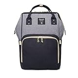 HUNTERMAX マザーズバッグ おしゃれ ベビー用品収納 ママバッグ 大容量 多機能 防水で汚れにくい 旅行用バッグ お出かけ便利 アウトドアバッグ おしゃれ 出産祝いに 旅行 リュック マザーズ
