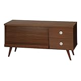 不二貿易 リビング収納 アルト TVボード 幅120cm ダークブラウン 96607