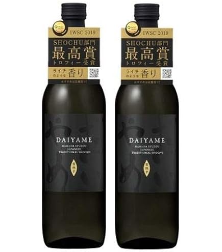 Amazon.co.jp: だいやめ 12本セット 濱田酒造 ~DAIYAME~ 25度 900ml×12