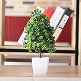 suyunyuan花1pcs人工花植物Pottedグリーン植物Small Ornamentsデスクトップ One Size グリーン 566451203548-4