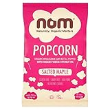 Nom Organic Salted Maple Popcorn 25g by NOM