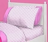 Heritage Kids Pink Flowers Sheet Set, Full [並行輸入品]