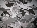 Bedtime Shark Gray and Black Sheet Set Twin [並行輸入品]