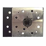 Superior Electric SPD18 1/4 Sheet, 8 Hole Stick on Square Sanding Pad replaces Dewalt 151280-00, 151