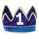 1st Birthday Boy Prince Party Supplies - Plush Crown [並行輸入品]