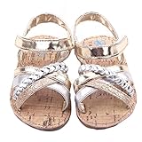 Botrong_Baby Girl Shoes PANTS ベビー・ガールズ US サイズ: 6~12 Month カラー: ゴールド