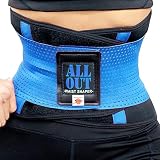 ALLOUT ウエストシェイパー シェイプアップベルト メンズ レディース 男女共用 (ブルー, L)
