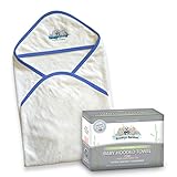 Brooklyn Bamboo Baby Hooded Towel, SOFT, Hypoallergenic Bamboo Thick, Large, Organic, Infant And Tod
