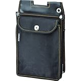 TRUSCO(トラスコ中山) 外線工事用電工腰袋 前ポケット フタ付 TDO-FL-BK 工具差し・腰袋