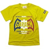 《初夏盛夏対応》 GARACH(ギャラッチ) 天竺GARACHロゴ半袖Tシャツ 90cm/Gn NO.AH-1621316