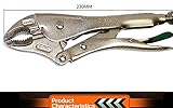ROOH-5inch 7inch 10 inch Locking pliers round nose Hot sales Welding Tool Straight Jaw Lock Mole Pli