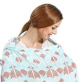 KRY 授乳ケープ 多機能で 安心の360°調節ヒモ 現役ママ大絶賛 出産準備、ご出産祝で大人気 外出先での授乳に便利な授乳カバー (4)