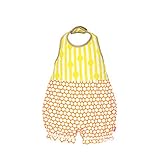 (バルーン ビブパ) BALLOON BIBPA ベビー服 ロンパース 70-90 [イエロー×オレンジ] [B-502-YEOR]