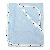 American Baby Company Terry Hooded Towel Set made with Organic Cotton, Blue by American Baby Company