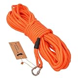 SRT ロングリード 20m オレンジ 丸ロープ 【4色展開】 軽量 水に浮く 絡まりにくい 中型犬 大型犬 伸縮性 トレーニングリード しつけ 長いリード long leash