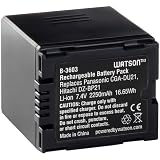 ワトソンcga-du21リチウムイオンバッテリーパック( 7.4 V、2250 mAh ) – 交換用for Panasonic cga-du21 and Hitachi dz-bp14s / dz-