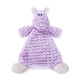 Nat and Jules Rattle Blankie, Harlow Hippo by Nat and Jules