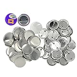 EINEY 缶バッジ 素材 パーツ ピンバッジ 缶バッジマシーン用 DIY 製作 パーツセット 100個セット 直径56mm