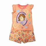 ソフィア セットアップ　2T　10548a　【ディズニーチャンネル　パジャマ　インポート　服　部屋着　子供　キッズ】【即日・翌日発送】