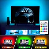maylit ( TM ) USBテレビライトストリップバックライトfor HDTVフラット画面テレビRGB 16色変更24キーリモート含ま 60-70'' マルチカラー tv backlightin