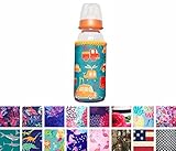 Kidzikoo - #1 Neoprene Baby Bottle/Sippy Cup Insulator Cooler Coolie - Cars & Helicopters by Kidziko
