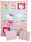 Bedtime Originals Hello Kitty and Puppy 3 Piece Bedding Set (Discontinued by Manufacturer) by Bedtim